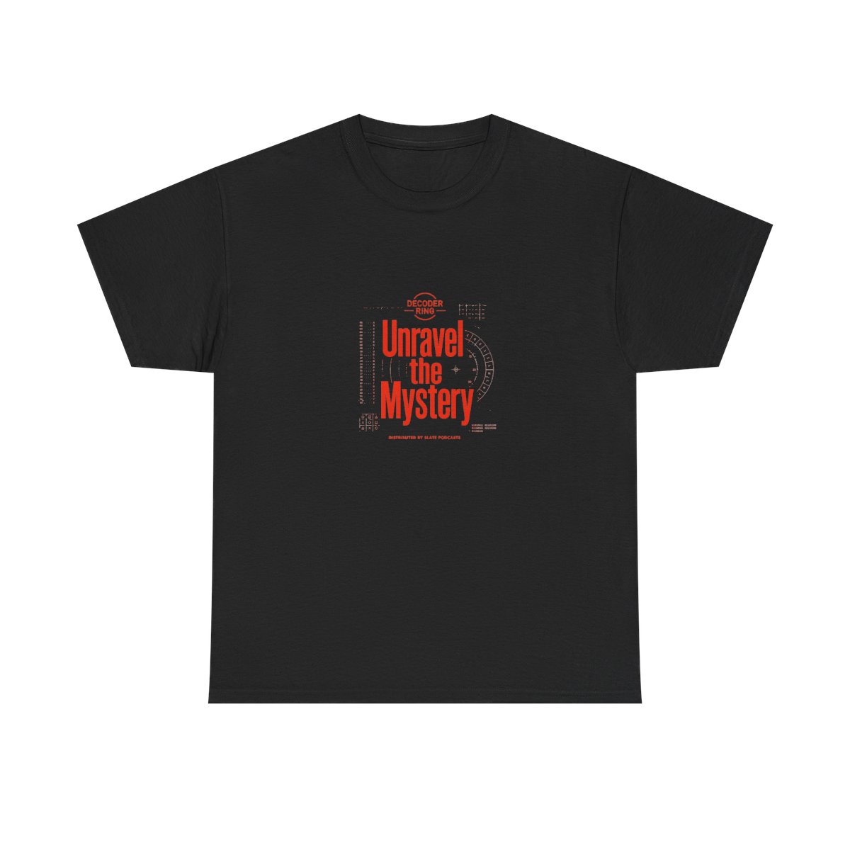 Decoder Ring "Unravel the Mystery" Unisex Tee - alternate angle 2, merchandise